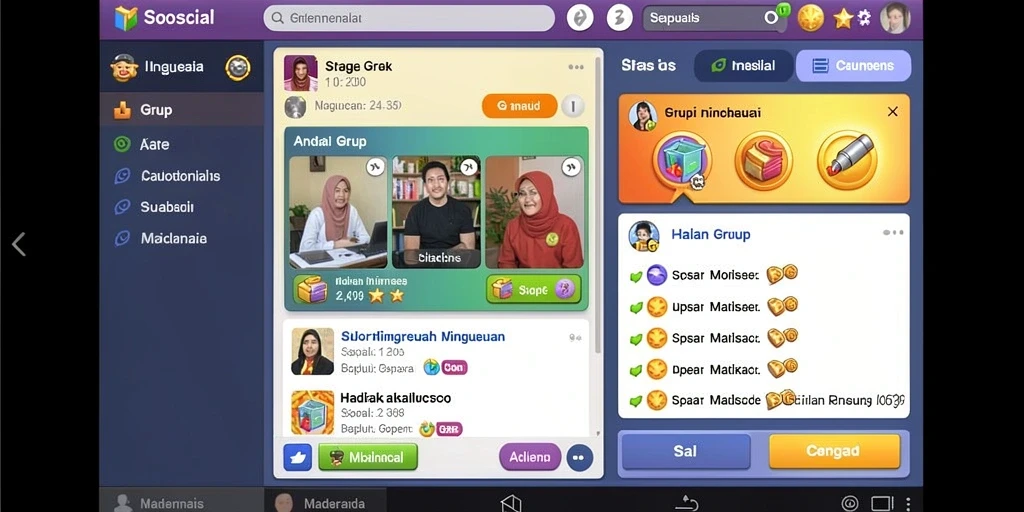 Tampilan utama aplikasi 888R yang menarik.