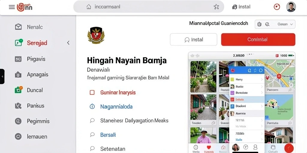 Tampilan antarmuka yang intuitif dan menarik.