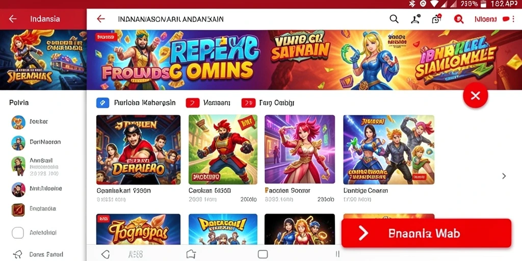 Tampilan awal yang menarik dan ramah pengguna.