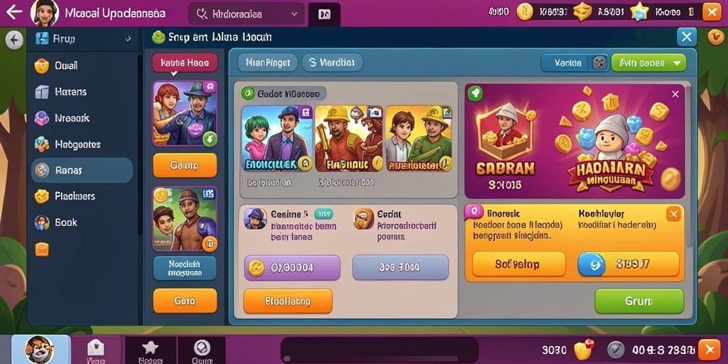 Tampilan utama KILAUWIN yang menarik dan colorful.