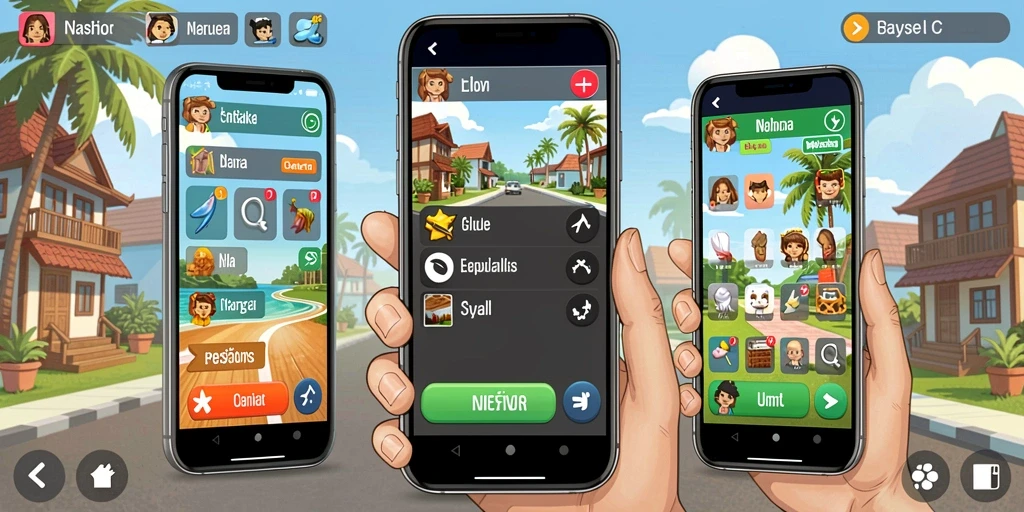 Screenshot dari gameplay yang menegangkan.
