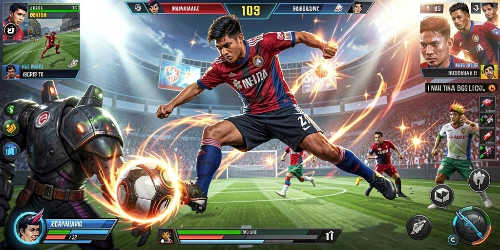 Screenshot pertama menunjukkan berbagai pilihan permainan slot yang menarik.
