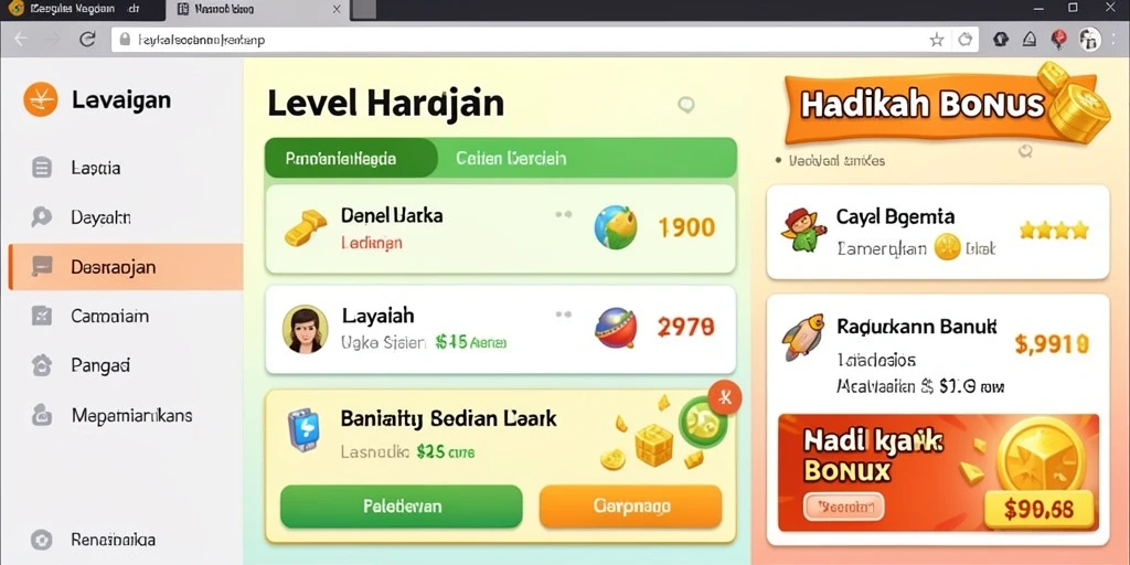 Tampilan antarmuka yang user-friendly dan menarik.